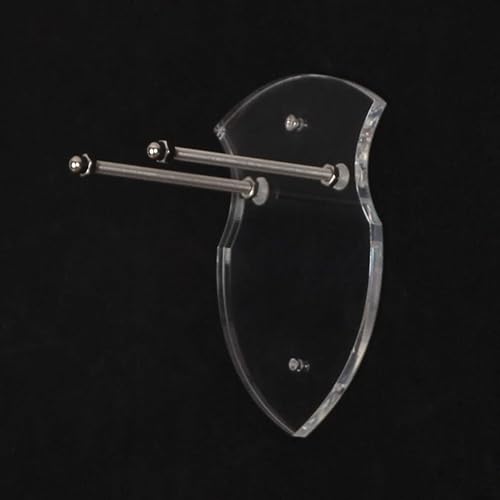Miniatura 4 de WANLIAN Sword Cards - Soporte de espada montado en la pared, tarjeta de pared de espada acrílica, soporte de espada con accesorios (2 piezas