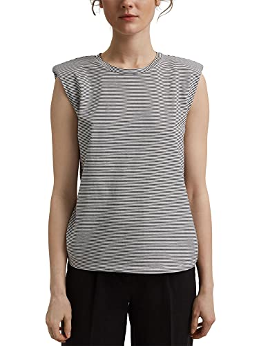 Preisvergleich Produktbild ESPRIT Collection T-Shirt mit Schulterpolstern, 100% Bio-Baumwolle