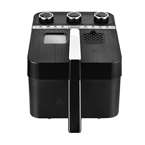 Kalorik 2-in-1 Air Fryer and Deep Fryer, Black by Kalorik - Used condition - US$23.22