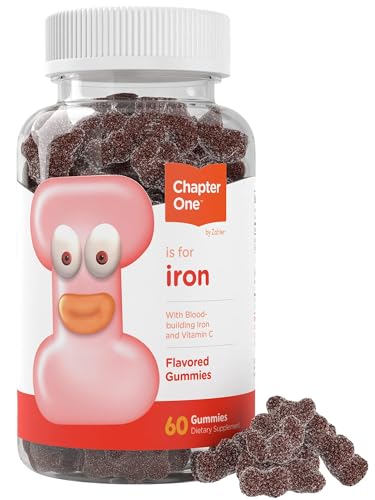 Zahler Iron Gummies with Vitamin C - for Women, Men & Kids - Best Chewable Easy to Digest Kosher Iron Supplement for Kids & Adults - 60 Count