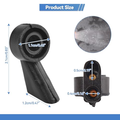 XUKEY Hinten Scheibenwaschdüse 8K9955985A Heckscheibenwischer Düse für Audi Auto Heckspritzdüse Waschdüse Scheibenwasch Spritzdüse für Audi A1 A3 A4 A6 S4 Q7 (1)