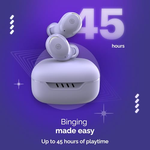 Image of Noise Buds Trance in-Ear Truly Wireless Earbuds with 45H of Playtime, Voice Control, Low Latency(up to 40 ms), Instacharge(10 min=200 min), BT v5.3(True Purple)