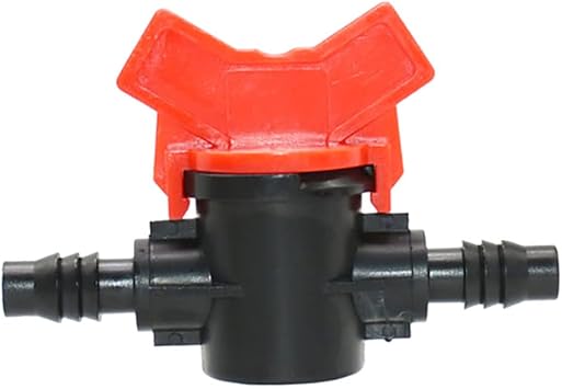 1pcs Garden Tap 1/4 3/8 10mm 1/2 3/4 1" Crane Irrigation Miniature Valve Barb Control Valve Crane Quick Connector,3/8