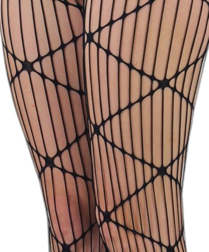 Image of ToBeInStyle Women's Large Mesh Fishnet Patterned Pantyhose Tights