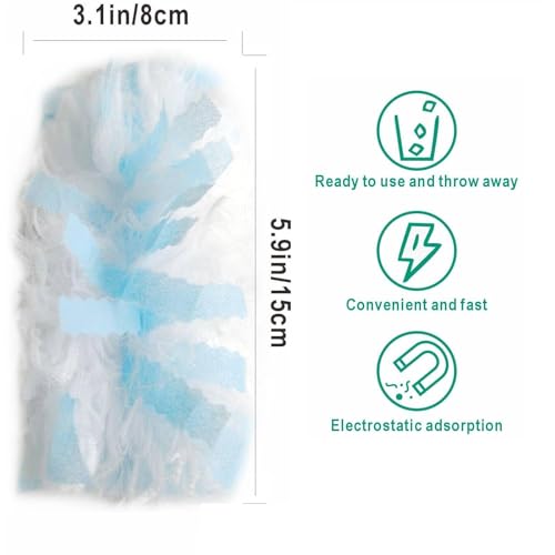 Image of Duster Refills for Swiffer Duster,10 Count 180 Heavy Duty Dusters Refills,Multi Surface Heavy Duty Feather Dusters Kit for Cleaning Kitchens,Bedrooms,Bathrooms,Studies,Cars (10, Blue)