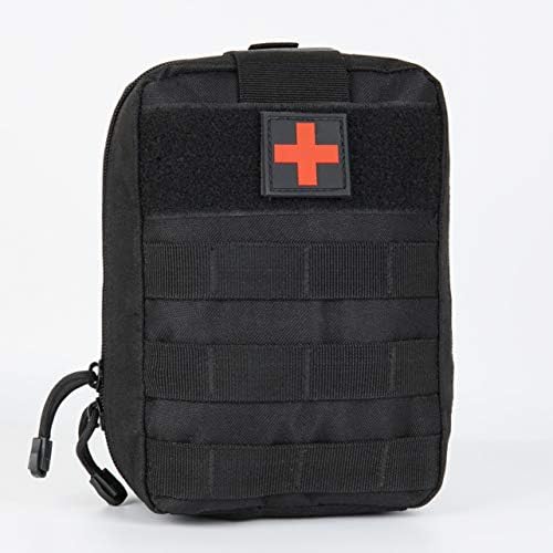 YOCOOL Tactical MOLLE Pouch Medical Waist Pack First Aid Kit Bag Survival Pack Compact Military Utility Outdoor Emergency (empty)