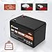 TOPUSSE 24V 7Ah LiFePO4 Battery, 25.6V 179.2Wh Rechargeable Lithium Batteries for Trolling Motor RV Camping Ride on Toys