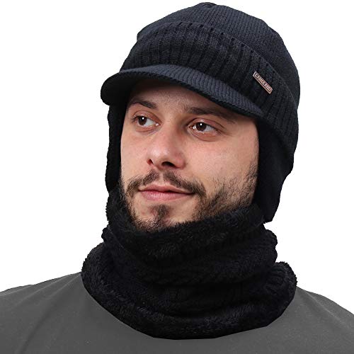 Outdoor Fleece Hat Scarf 