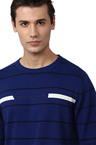 Image of Van Heusen Men's Luxury Sports Regular Fit Full Sleeve Crew Neck Sweater | Sophisticated Flair | Super Premium Fabric
