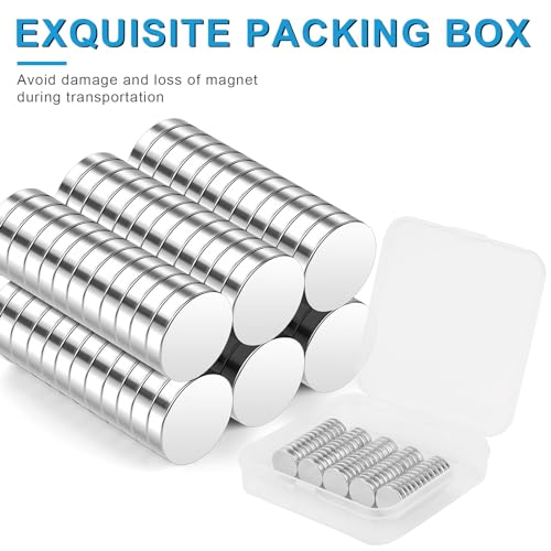 Small Magnets, 80 Pack Refrigerator Magnet 12x3mm Rare Earth Magnet Neodymium Magnets for Crafts, Whiteboard, Kitchen Cabinet…