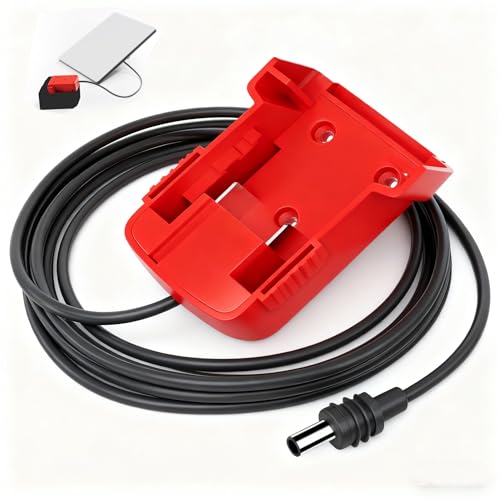 SZKEYISN 18V DC Battery Adapter Power Cable Converter for Mini Satellite Antenna, Plug-and-Play 18V Lithium Battery Power Accessory, Portable Outdoor Power Supply for Satellite Internet Terminal