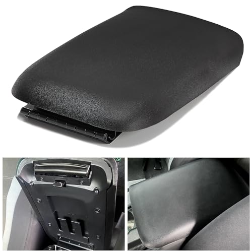 ECOTRIC Center Console Armrest Lid Cover Compatible with 2005-2009 Ford Mustang Replacement for 5R3Z-6306024-AAC, 5R3Z6306024AAC