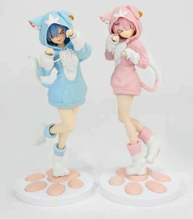 SEGA限定リゼロ Luminasta フィギュア もふもふパック レム　ラム Amazon.co.jp: セガUFO限定レム ラムリゼロ Luminasta -もふもふ