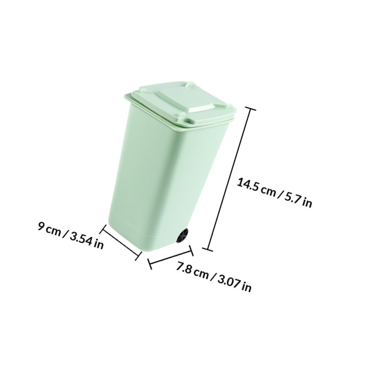 Contenitori per Rifiuti da Scrivania in Plastica Set 4 Pezzi Design a Conchiglia, Mini Secchi per Spazzatura Colore Casuale per Camere e Ambienti Interni