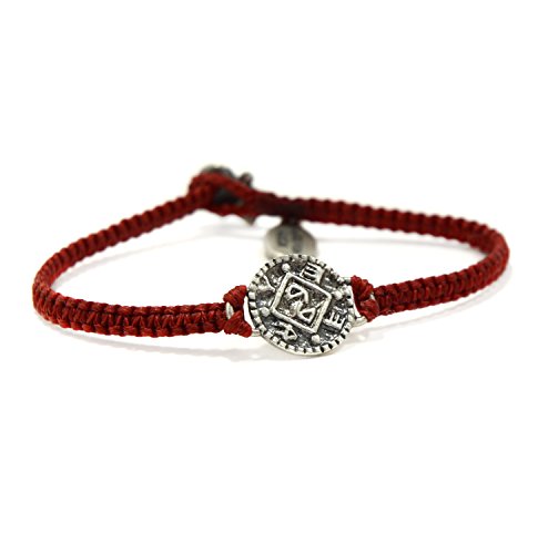 Mizze Made For Luck Jewelry Cambios positivos Amuleto en tejido a mano rojo Charm pulsera para las mujeres