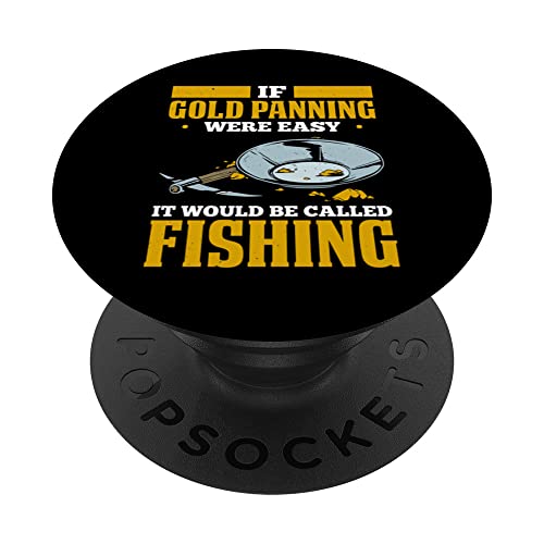 Gold Panning para Gold Panner Prospector Gold Gold Mining PopSockets PopGrip Intercambiable