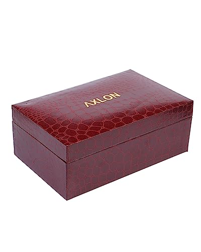 Image of Axlon Tie for Men - Micro Silk Neck Ties Set with Cufflinks Flower Pin, Pocket Square & Black Gift Box, Combo Necktie Sets for Office Wear, Formal Suits & Weddings (0, Checkpn)