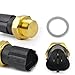 Car Engine Cooling Fan Switch Temperature Sensor Compatible with Audi - 3Pin Replacement 1J0959481A TS10292 36563 50028