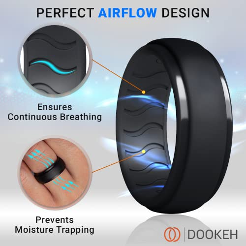 Image of Mens Silicone Wedding Band - Rubber Wedding Rings, Silicone Wedding Band