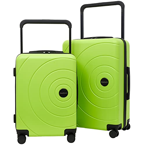 Image of Travelers Club 2PC or 20 inch Odyssey Luggage Set, Ivory, 2PC Set