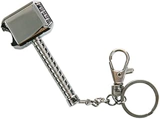 Official Marvel Avengers Thor's Hammer Bottle Opener Keyring Keychain,2 x 3 x 7 cm