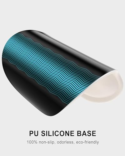 Image of Mouse Pad with Gel Wrist Rest Support, Ergonomic Mouse Cushion with Non Slip Rubber Base Mouse Pad for Laptop, Computer, Gaming, Office (Cream, Round)