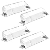 CH24Globall 4-Pack Air Vent Deflector 8.5 to15.5 Inches, Aerospace-Grade Plastic (5-Meter Drop Resistant), 200% Stronger Magnetic AC/Heat Vent Covers (-35°F to 284°F) for Ceiling/Floor/Wall Registers