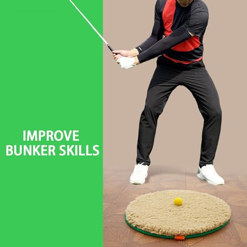 Tapis de golf Bunker accessoire d'entraînement pliable pour simulateur de sport - 2