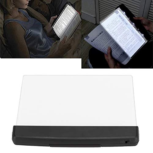 Flat Book Light, Bookmark Light, Reading Bright Light Lamp Board Lightwedge Book Light for Reading in Bed, Car, Night Reading, Eye Protection Reading Lamp