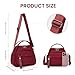 CATSEA Women's Elegant Solid Color Shoulder Bag Fashionable Zipper Crossbody Bags Soft Top Handle Handbag Purse