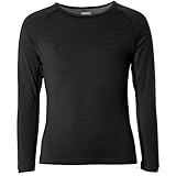 Icebreaker Boy's Crewe T-shirt, Black, 1-2 Years