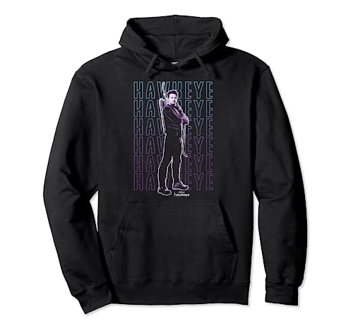 Sweat Hawkeye Clint violet confortable fini les pulls de rechange fades