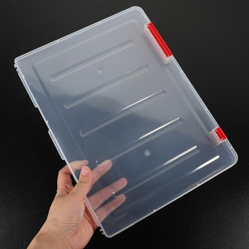 Archives transparentes avec fermoir lot de 3 porte-documents UKCOCO - 6