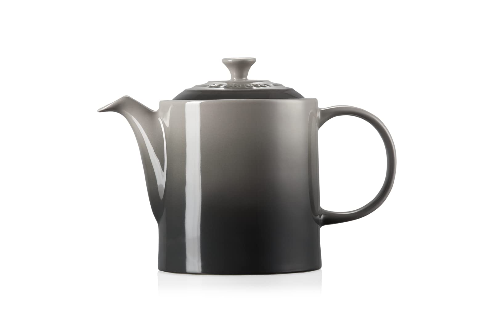 Le Creuset Hohe Kanne, Rund, 1,3 Liter, Steinzeug, Flint (Grau)