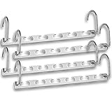 Cada Wonder Hanger Max tiene 5 ranuras y puede contener hasta 30 Lbs – ideal para Heavy invierno abrigos