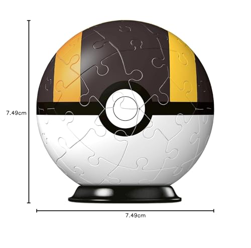 Ravensburger 3D Puzzle 11266 - Puzzle-Ball Pokémon Pokéballs - Hyperball - [EN] Ultra Ball - für große und kleine Pokémon Fans ab 6 Jahren