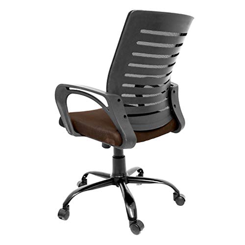 Image of CELLBELL C104 Medium-Back Mesh Office /Study Chair [Brown]