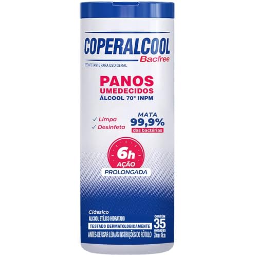 Coperalcool Bacfree Panos Umedecidos 70°Inpm 35Un Clássico