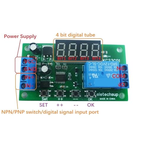 Module Relais Temporisateur KC23C01 5V pour automatisme simple PLC
