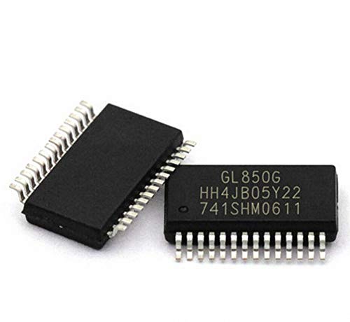 5pcs/lot GL850G USB 2.0 Hub, SSOP-28 Controller Chip, Compatible with Desktop, Laptop, Tablet, Smartphone, Printer, Windows, macOS, Linux image 2