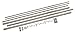 Umbra 244677-411-REM Cappa 1-1/4” Front and ¾” Back Windows-72 to 144” Double Drapery Rod, 72 to 144-Inches, Nickel