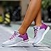 KVOTUU Womens Bowling Shoes Breathable Mesh Walking Shoes Comfortable Air Cushion Running Shoe Fashion Sneakers Lightweight Athletic Sneakers Casual Loafers Purple
