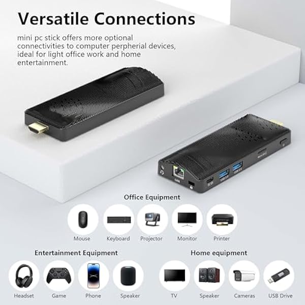 Мини-компьютер Win 10 HEIGAOLAPC без вентилятора Pentium N4200 4GB 64GB eMMC 1.1 ГГц USB3.0 X 2 RJ45 Gigabit Ethernet 4K 60Hz WiFi BT 5.0 HDMI 2.0 für Бизнес Домашний Офис