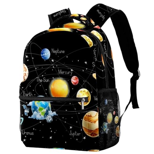 Sac de voyage décontracté imprimé espace pour fille et garçon