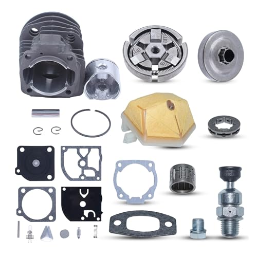 Kit piston cylindre 45 mm haute compression avec tambour d'embrayage .325 7T - 6