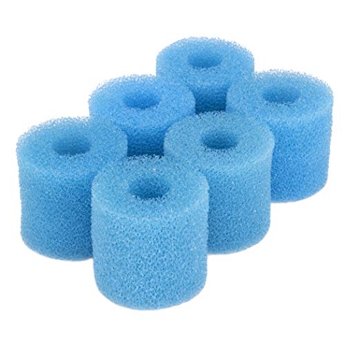 LTWHOME Compatible Blue Filter Foam Replacement Fit For Eheim 6664 Prefilter (Pack of 6)