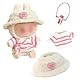 Bekleidung für 17cm Plüsch,Kuscheltier Kleidung Outfit nur Bekleidungs zubehör für 17cm Plush Pullover Hoodie Bekleidung Geschenke(ohne Puppe)