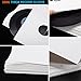 Facmogu 10PCS 12in Vinyl Record Jackets, Thickened 350gsm Cardboard LP Covers, Acid Free Archival Album Sleeves for 33 RPM Collection Storage - White