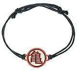 Dragon Ball Z Anime Master Roshi's Orange Kanji Symbol Adjustable Bracelet