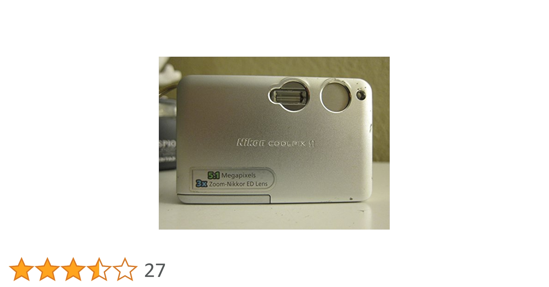 【スマホ転送OK】ニコン NIKON COOLPIX S1 シルバー スマホ転送OK】ニコン NIKON COOLPIX S1 シルバー